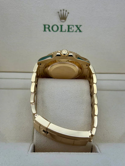 RLX Submariner 41mm Blue Dial Yellow Gold Oyster Watch