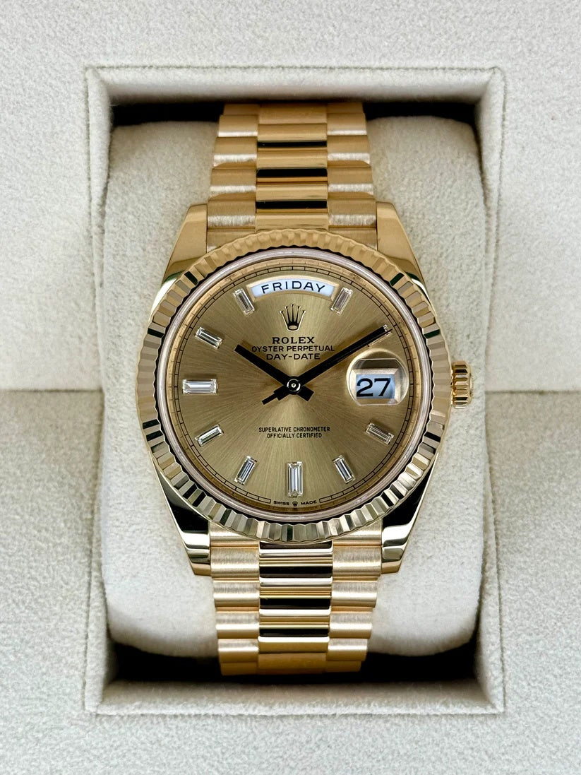 RLX Day-Date "President" 40mm Yellow Gold